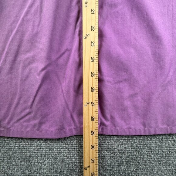 Orvis Women’s Purple Button Up Shirt 1/2 Sleeve Size 18 Cotton Wrinkle Free - Picture 3 of 10